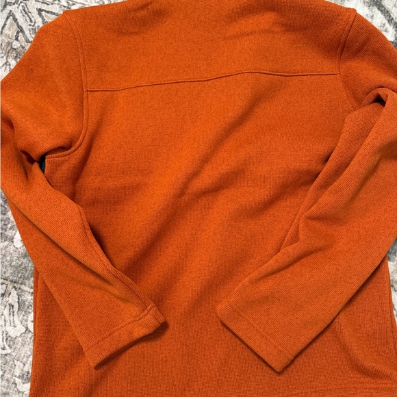 The North Face Vibrant Orange and Black Fleece Jacket - Picture 4 of 6